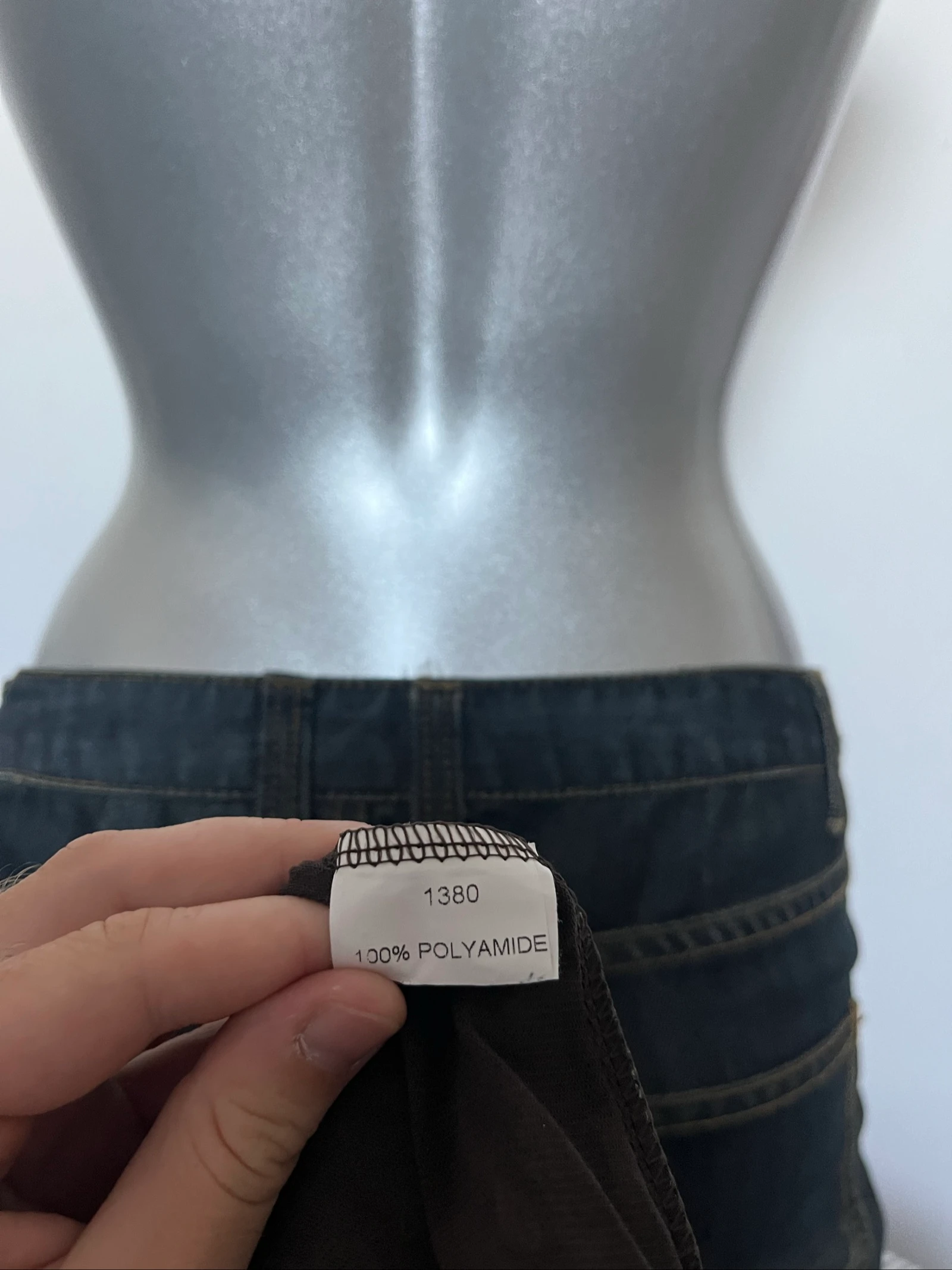 Top asymétrique en mesh imprimé graphique vintage Y2K🩵2000s  – photo 10